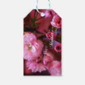 Happy Mothers Day Spring Pink Cherry Blossom Cadeaulabel (Voorkant)