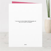 Happy Mothers Day Spring Pink Cherry Blossom Kaart (Achterkant)