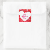 Happy Mothers Day Square Stickers (Tas)