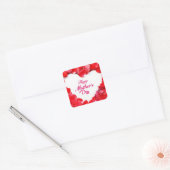 Happy Mothers Day Square Stickers (Envelop)
