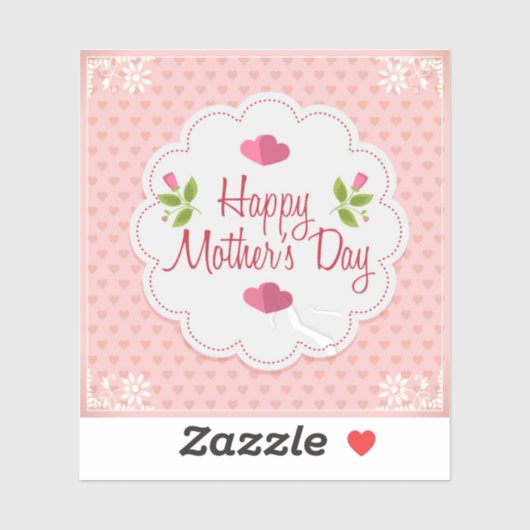 Happy Mother's Day Sticker (Vel)