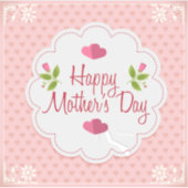 Happy Mother's Day Sticker (Voorkant)