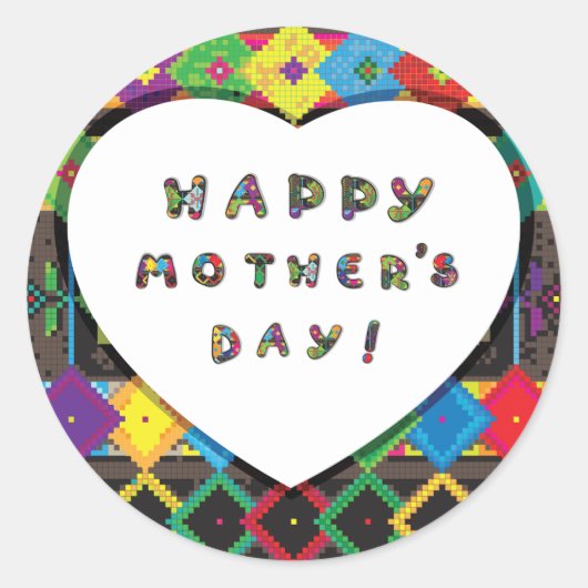 Happy Mothers Day Stickers (Voorkant)