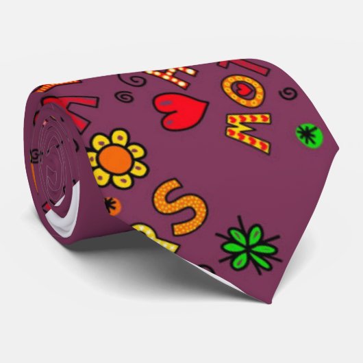 Happy Mothers Day Stropdas (Opgerold)