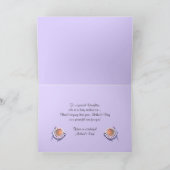 Happy Mothers Day Tea voor Dochter Kaart (Binnen)