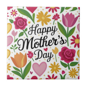 Happy Mothers Day Tegeltje