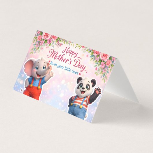 Happy Mother's Day tenfoldcard. de Kaart (Voorkant)