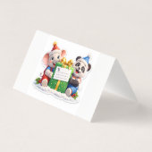 Happy Mother's Day tenfoldcard. de Kaart (Achterkant)