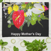 Happy Mothers Day Theedoek (Gevouwen)