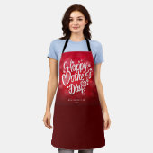 Happy Mother's Day Typography-23534 Schort (Gedragen)