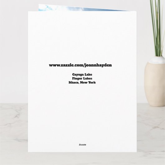 HAPPY MOTHERS DAY VROUW kaart (Achterkant)