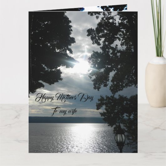 HAPPY MOTHERS DAY VROUW kaart (Voorkant)