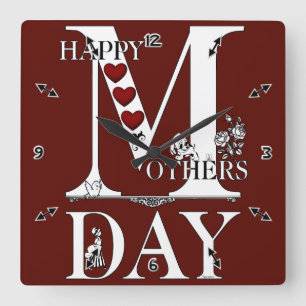 Happy Mothers Day Wall klok