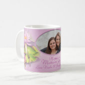 Happy Mothers Day water lily "own foto" mok (Voorkant links)