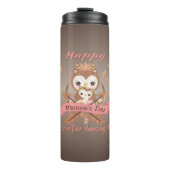 Happy Mothers Day We houden van onze geweldige mam Thermosbeker (Voorkant)