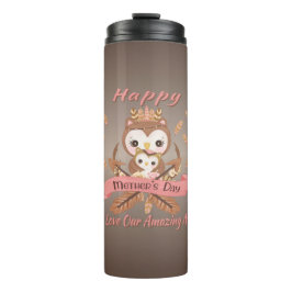 Happy Mothers Day We houden van onze geweldige mam Thermosbeker