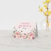 Happy Mothers Day Wenskaart Flower Kaart (Gele Bloem)