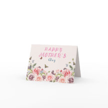 Happy Mothers Day Wenskaart Flower