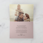 Happy Mother's Day White Brush Script Modern Photo Kaart (Binnen)