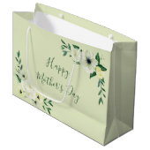 Happy Mothers Day Wilde Rozen & Elegant Script Groot Cadeauzakje (Voorkant Gekanteld)