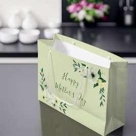 Happy Mothers Day Wilde Rozen & Elegant Script Groot Cadeauzakje