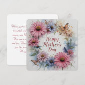Happy Mother's Day Wildflowers (Voorkant / Achterkant)