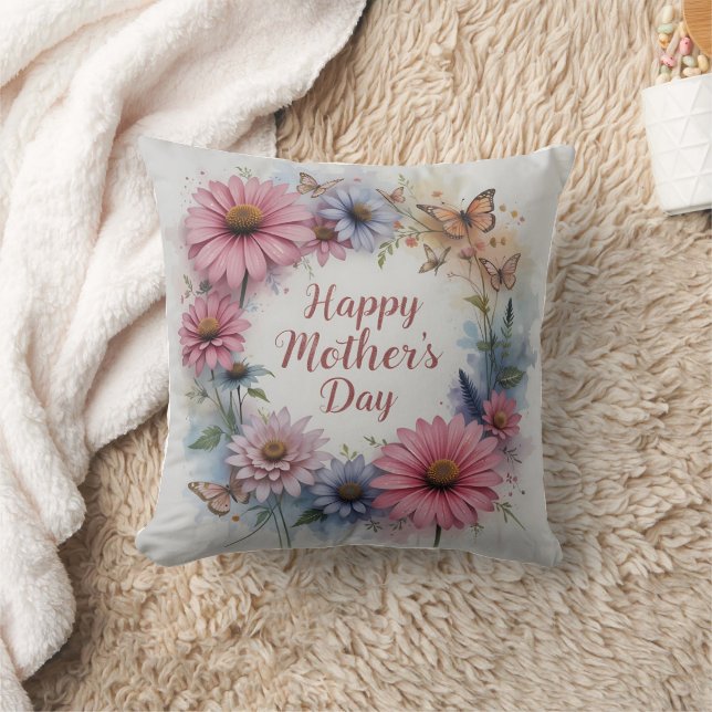 Happy Mother's Day Wildflowers Kussen (Deken)