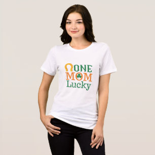 Happy Mothers Day with Love and Flowers Colorful Tri-Blend Shirt