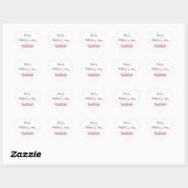 Happy-Mothers-Day-with-roze-Flowers Hart Sticker (Vel)