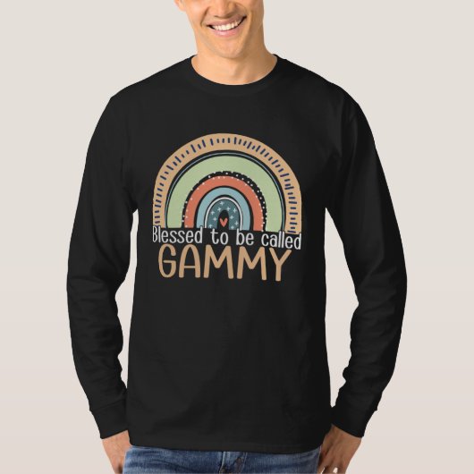 Happy Mothers Day Women Blessed To Be Called Gammy T-shirt (Voorkant)