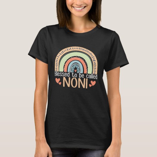 Happy Mothers Day Women Blessed To Be Called Noni  T-shirt (Voorkant)