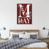 Happy Mothers Day Wrapped Canvas (Insitu (Slaapkamer))
