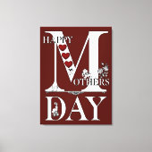 Happy Mothers Day Wrapped Canvas (Voorkant)