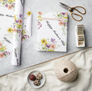 Happy Mothers day Wrapping Paper Cadeaupapier