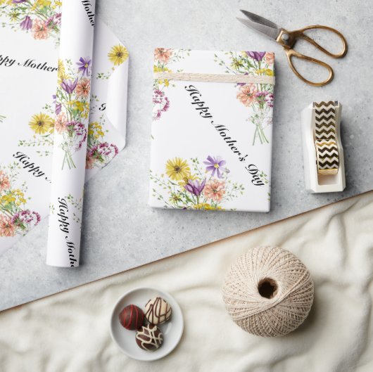 Happy Mothers day Wrapping Paper Cadeaupapier (Crafts)