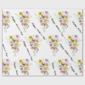 Happy Mothers day Wrapping Paper Cadeaupapier (Vlak)