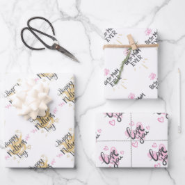 Happy Mothers Day Wrapping Paper Sheets