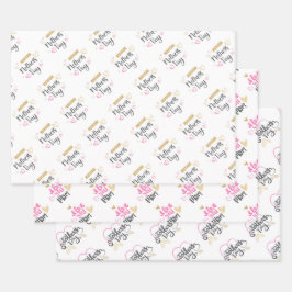 Happy Mothers Day Wrapping Paper Sheets