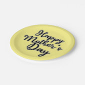 Happy Mothers Day Yellow Paper Bord (Gekanteld)