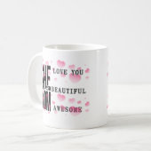 Happy Mother's Day Ze Is Moeder Moderne Koffie Mok (Voorkant links)