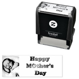 happy mothers day zelfinktende stempel