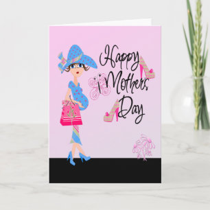 Happy Mothers Day Zwangere mama Kaart