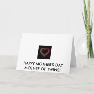 HAPPY MOTHER'S DAYMOEDER VAN TWINS. KAART