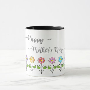 Happy-Mothers-Days, Flowers, hou van je moeder Mok