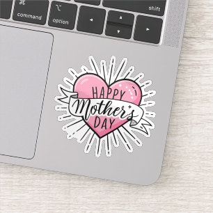 Happy Mothersday hart sticker
