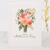Happy mothersday kaart (Gele Bloem)