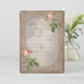 Happy Mothersday - Kaart, Uitnodiging, Uitnodiging (Staand voorkant)