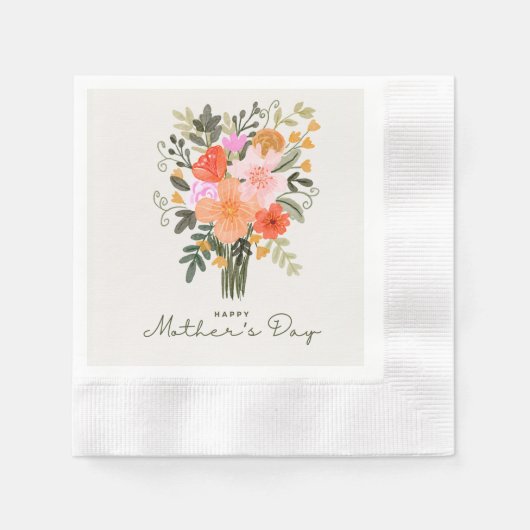 Happy mothersday servet (Voorkant)