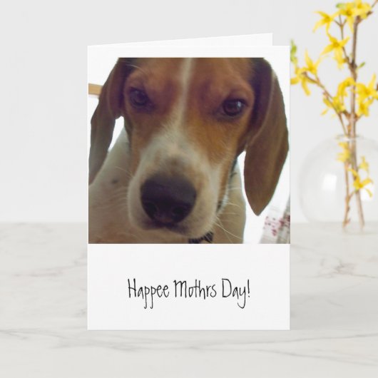 Happy Mothrs Day! Kaart (Gele Bloem)