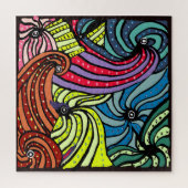 Happy Motion Graphic Swirls Legpuzzel (Verticaal)